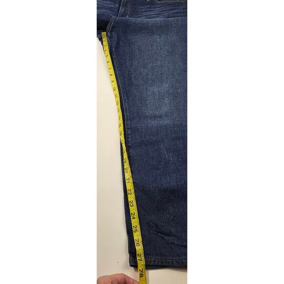 9" mid-rise skinny jean in signature stretch j crew sz 33 EUC ankle cigarette - Picture 8 of 10